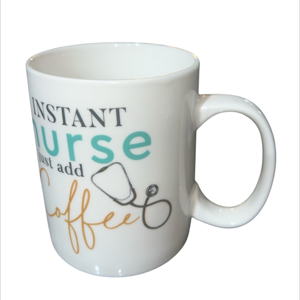 p graham Dunn INSTANT NURSE JUST ADD COFFEE MUG